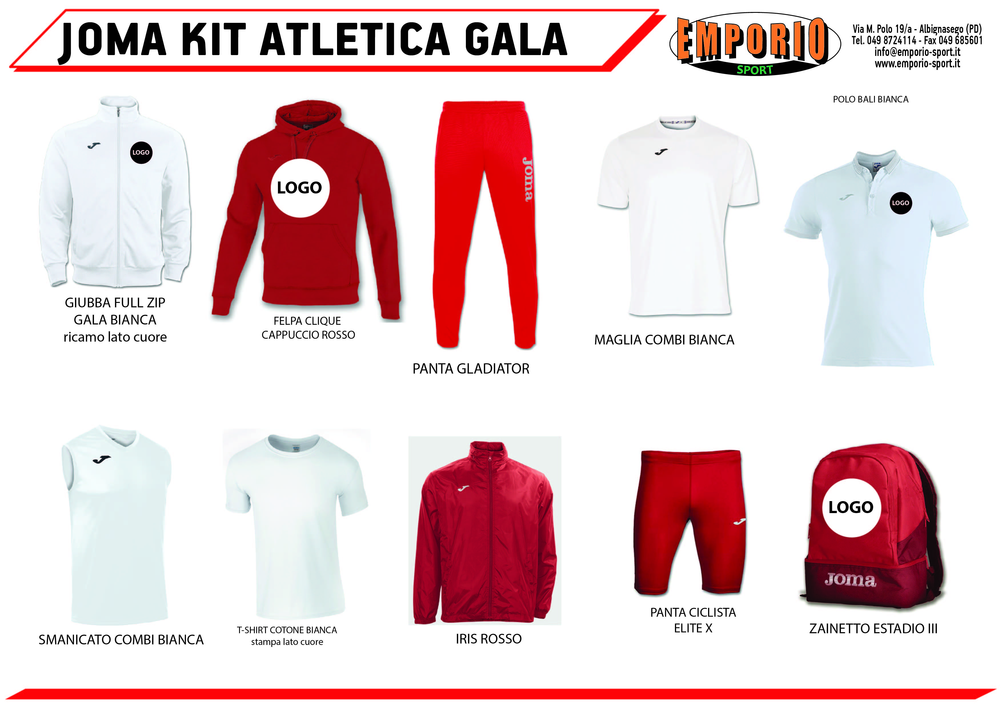 JOMA KIT GALA