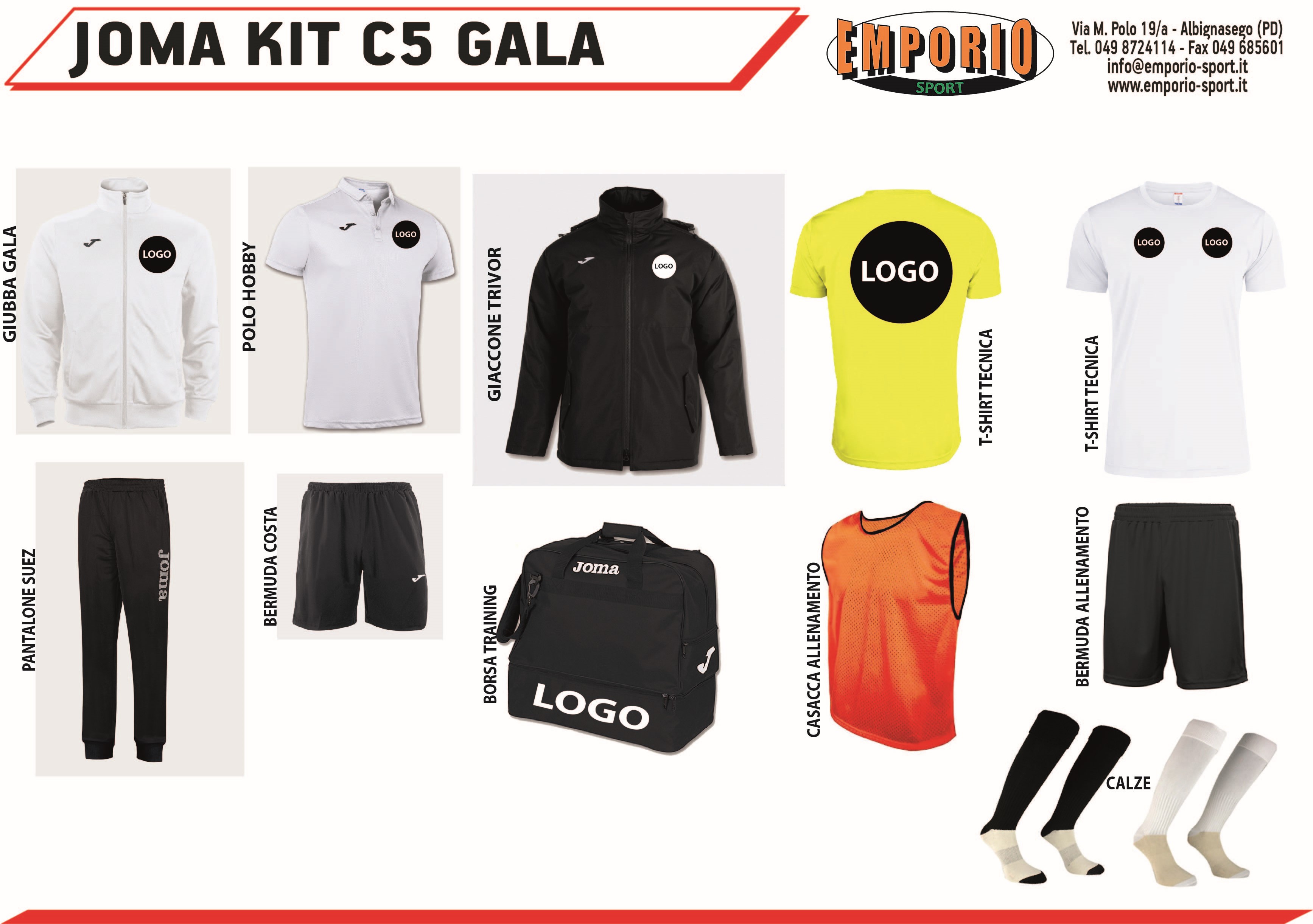 JOMA KIT GALA