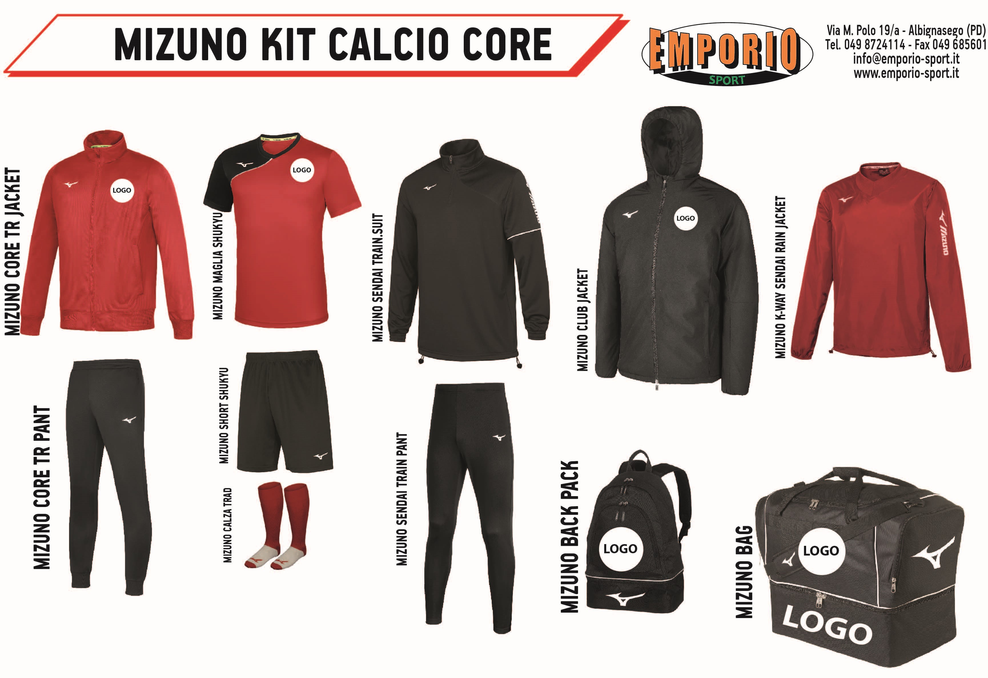 MIZUNO KIT CORE